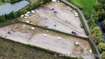 Travellers told to stop work on unauthorised site but 'lorries still coming'