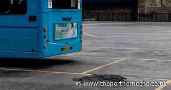 Probe after pothole appears at Bishop Auckland bus station