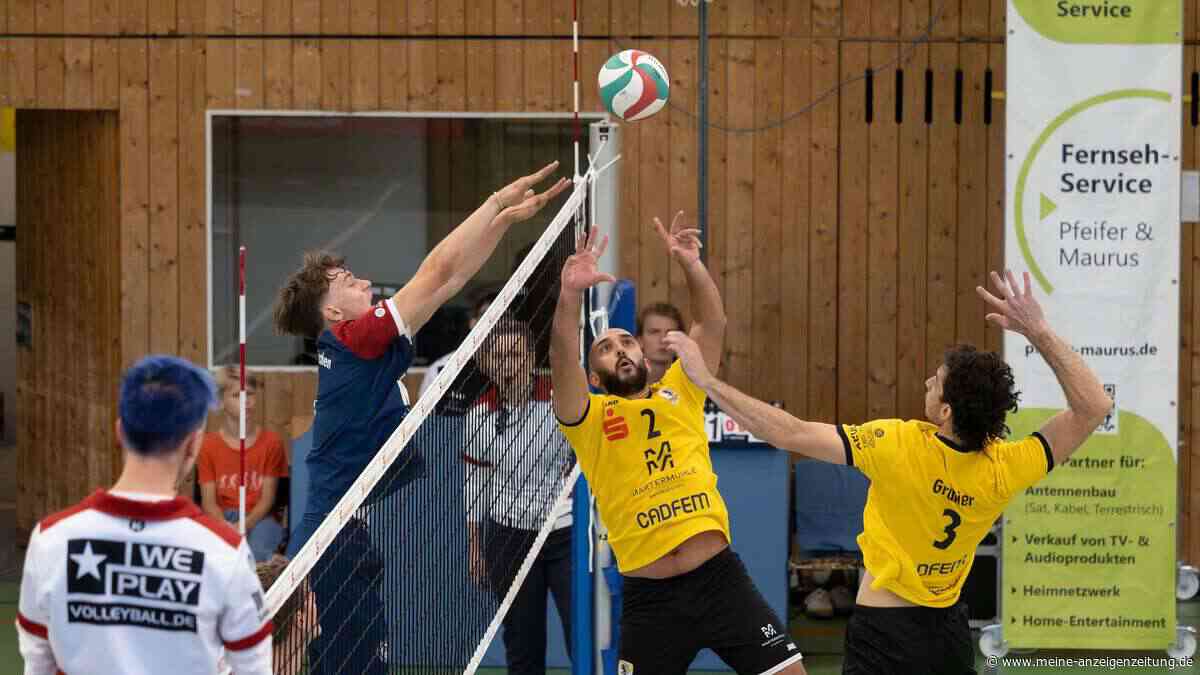 Fünf Matchbälle gegen sich: Grafinger Volleyballer drehen Tiebreak und siegen 17:15