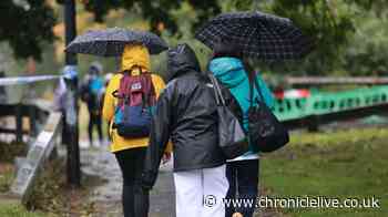 Met Office warns of heavy rain day after temperatures reach 23C in North East