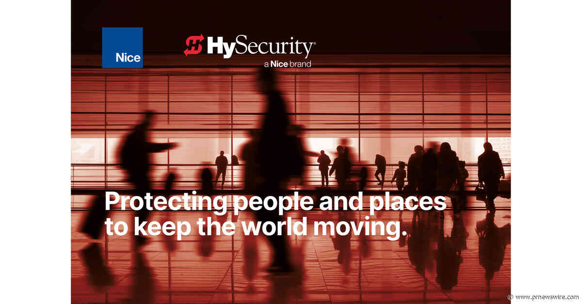 Nice renforce ses solutions de sécurité des infrastructures critiques en Europe grâce à sa division HySecurity