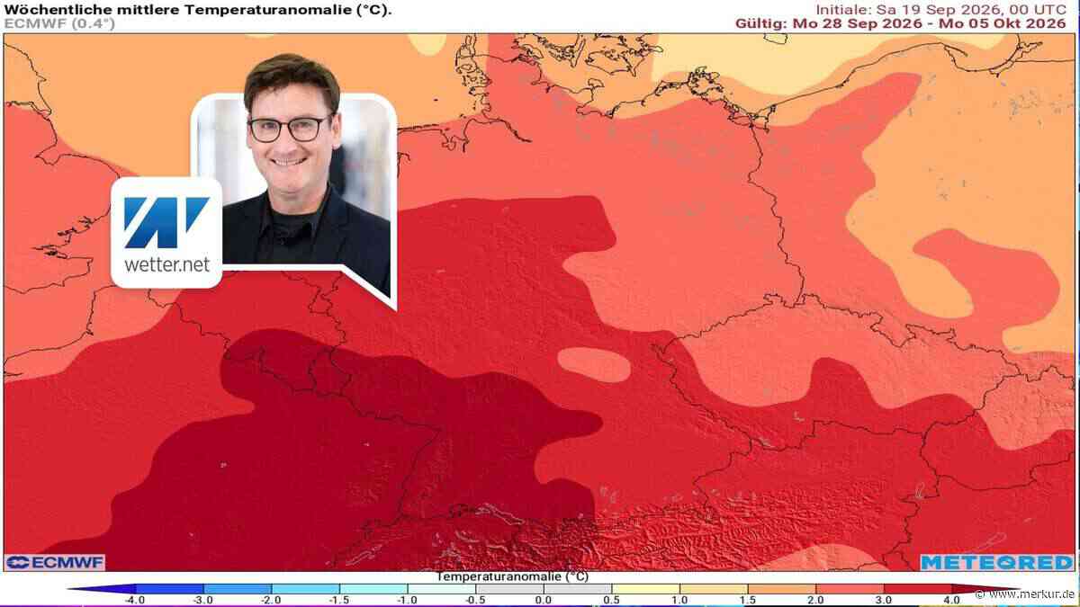 Badewetter-Hammer Ende September? Süden und Südwesten steuern auf Temperatur-Rekordwoche zu
