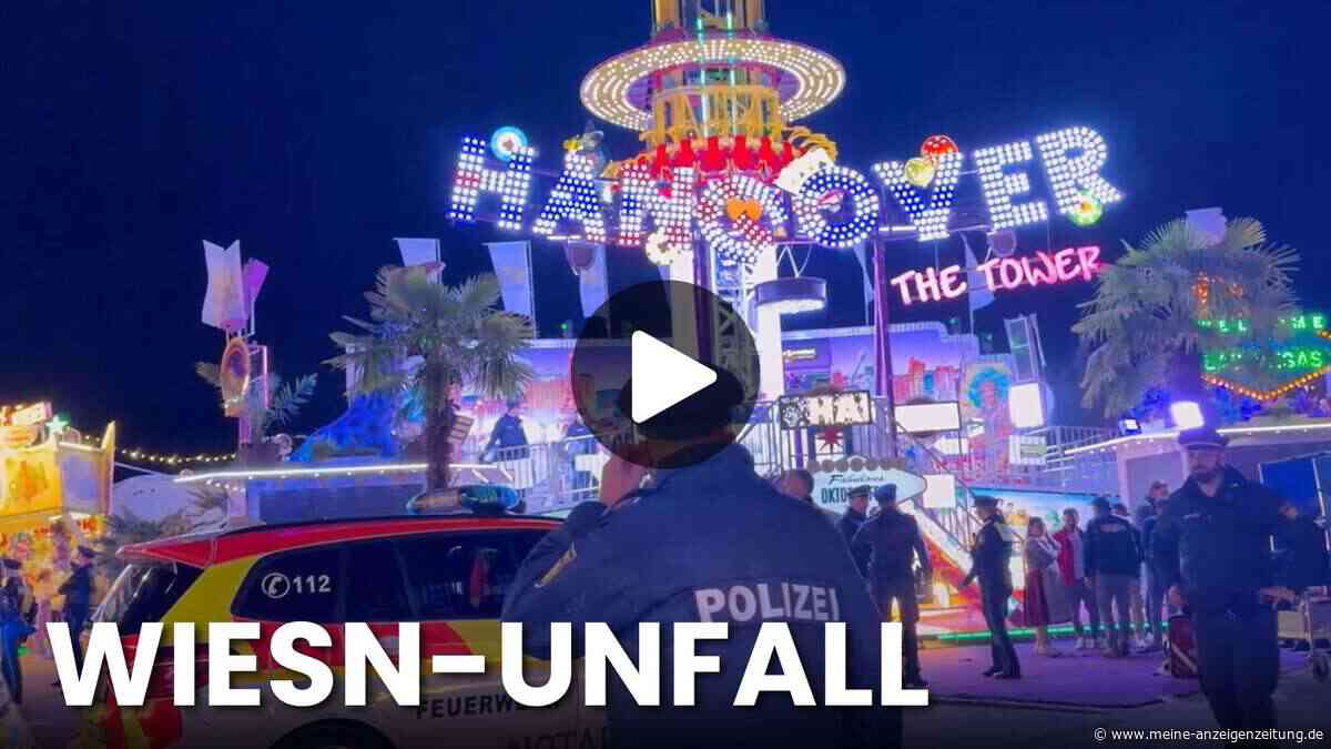 Tödlicher Wiesn-Unfall an Fahrgeschäft: Sehen Sie Aufnahmen des Unfallortes im Video