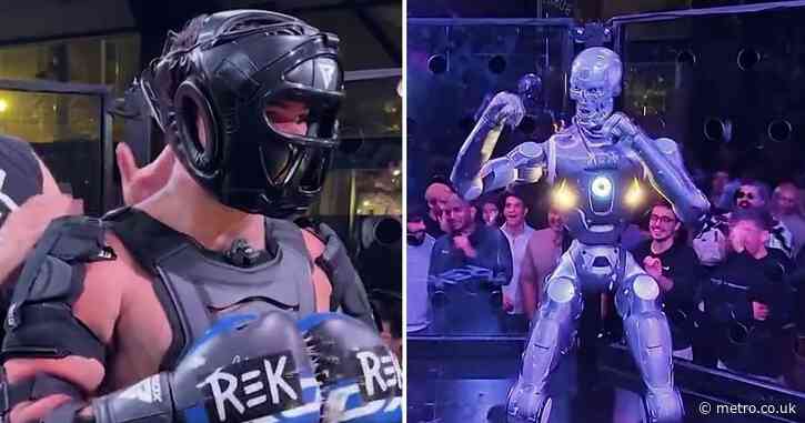 Man takes on ‘Terminator’ robot in historic fight – and it’s as brutal as you’d expect
