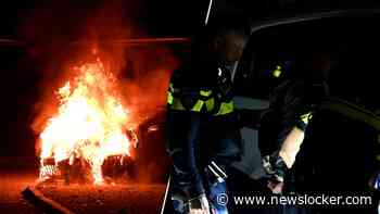 Heftige beelden: man wordt opgepakt na crash in McDrive Udenhout