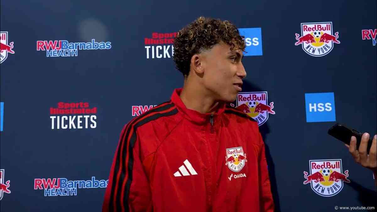 Julian Hall Reacts to Game-Winning Goal in New York Derby | Post-Game Interview