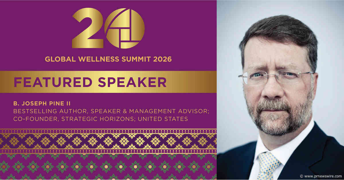 Global Wellness Summit to Explore How the Shift from an "Experience" to a "Transformation" Economy Will Define the Next Era of Wellness