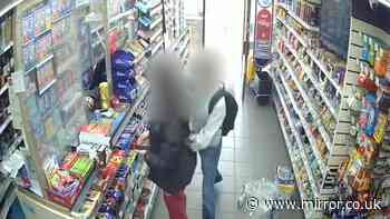 Spurned boy launches brutal knife attack on girl in Cirencester shop - horror footage