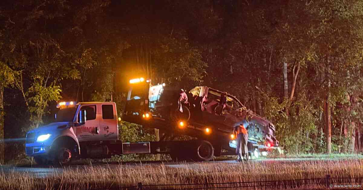 Man charged with DWI after crashing truck into tree line near Zebulon