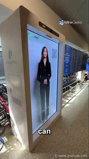 Airports enlist AI holograms as guides