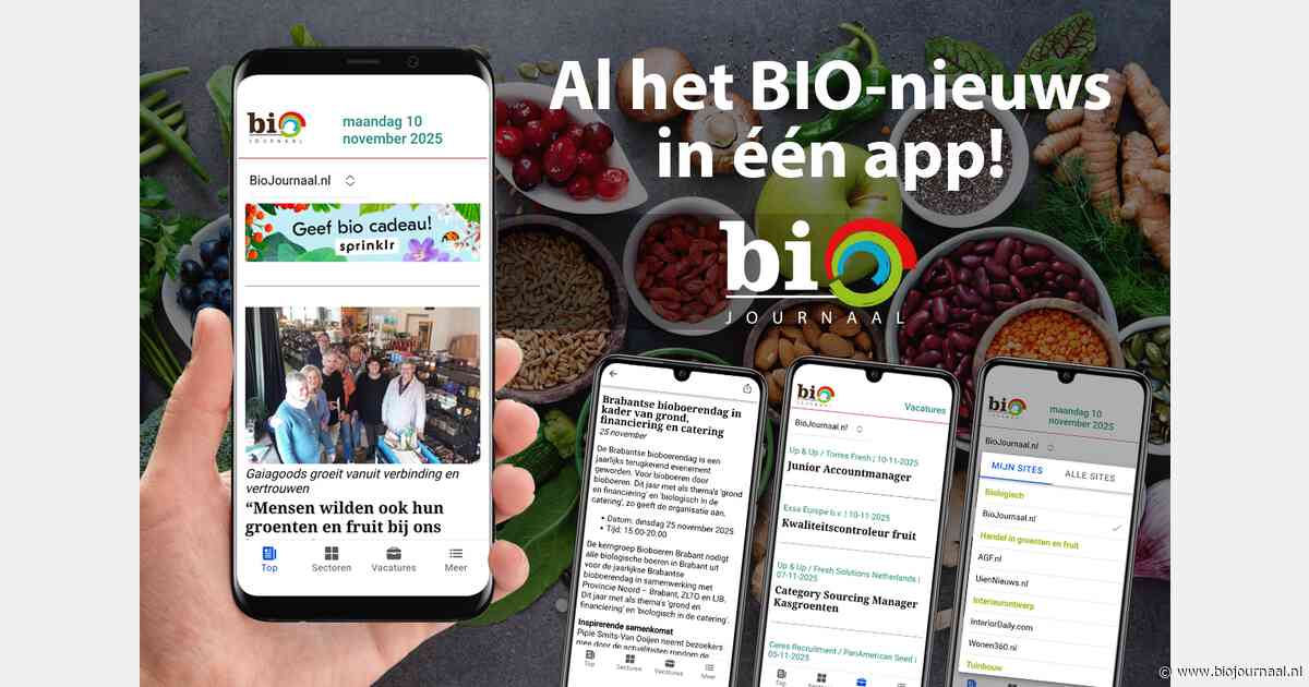 BioJournaal-app biedt extra manier om dagelijks biologisch nieuws te volgen