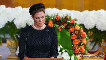 Kronprinzessin Victoria reist zu Tante Astrids Begräbnis