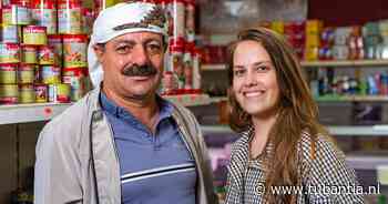 Vijf maanden na zijn eerste taalles runt Basel (50) een supermarkt vol Syrische producten
