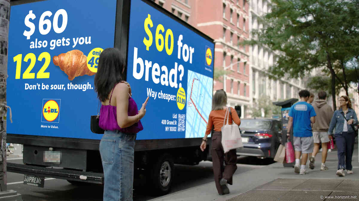 Guerilla Marketing: 60-Dollar-Brot: Mit diesem Marketing-Stunt belegt Lidl seine Preiskompetenz