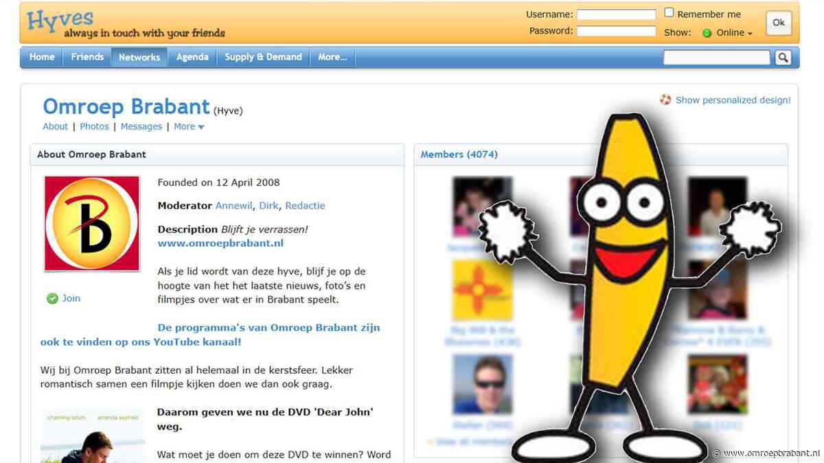 Hyves is terug: we kunnen weer krabbels en dansende bananen versturen
