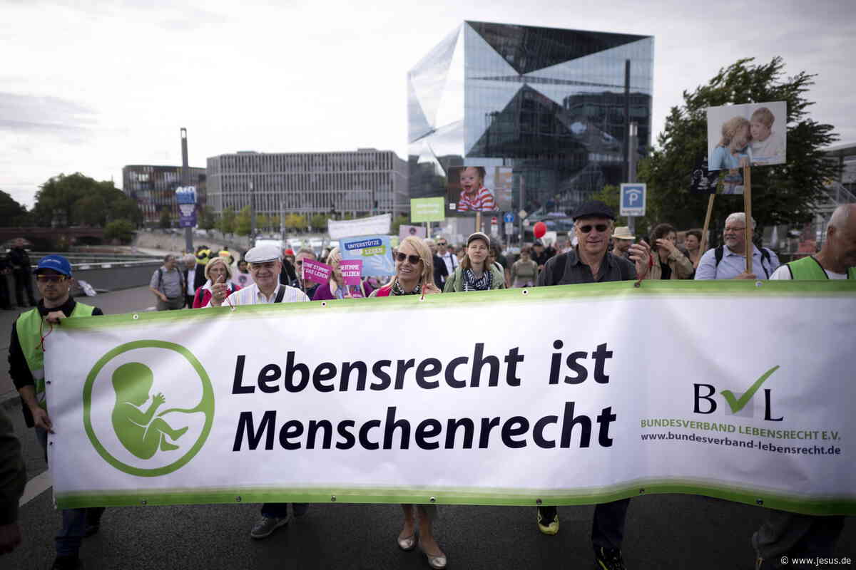 Hunderte Menschen beim «Marsch für das Leben»