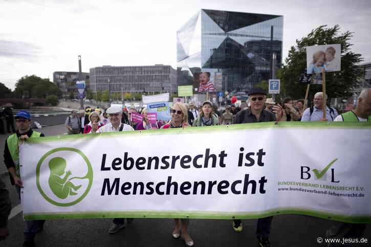 Hunderte Menschen beim «Marsch für das Leben»