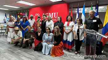 Coalition of Hispanic Artists brings new exhibit to Ana G. Mendez University, highlighting 17 local Hispanic artists