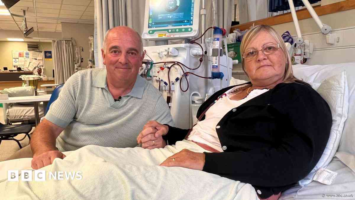 'He's always been by my side - now he's given me his kidney'