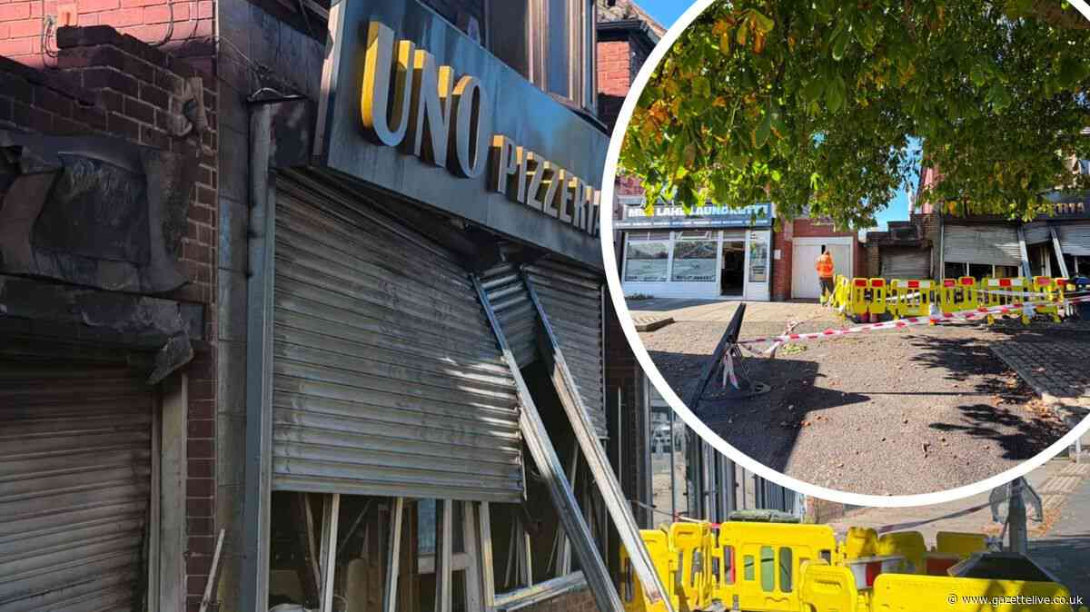 Laundrette 'orders lost' after Billingham fire rips through ironing room then spreads to pizza shop