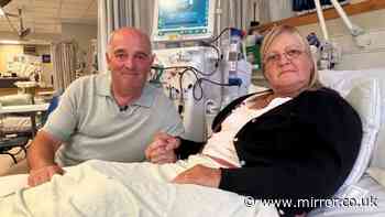 'My husband saved me by donating his unusually large kidney - he's given me my life back'