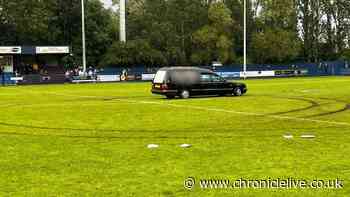 Five people charged over Gateshead hearse incident which saw car driven onto football pitch