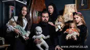 Real-life Addams Family let children play with haunted 'Annie' doll that 'weeps acid tears'