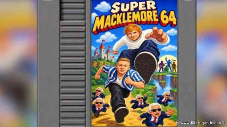 Macklemore ed Ed Sheeran finiscono in un videogioco: il rapper deve sfuggire a una versione gigante del cantante