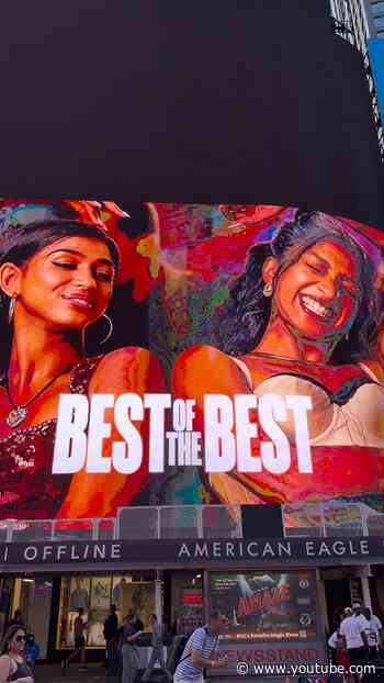Only the Best of the Best dance crews make it to a billboard in Times Square 💃🏾💃🏾