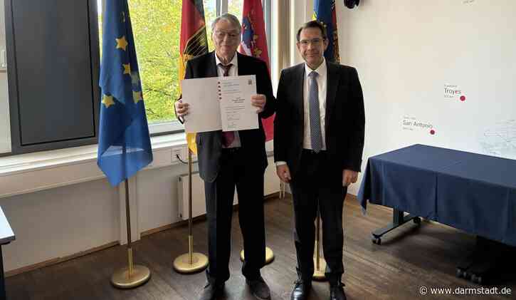 Ehrenbrief des Landes Hessen für Herbert Nowak