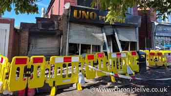 North East fire rips through laundrette ironing room into next door pizza shop