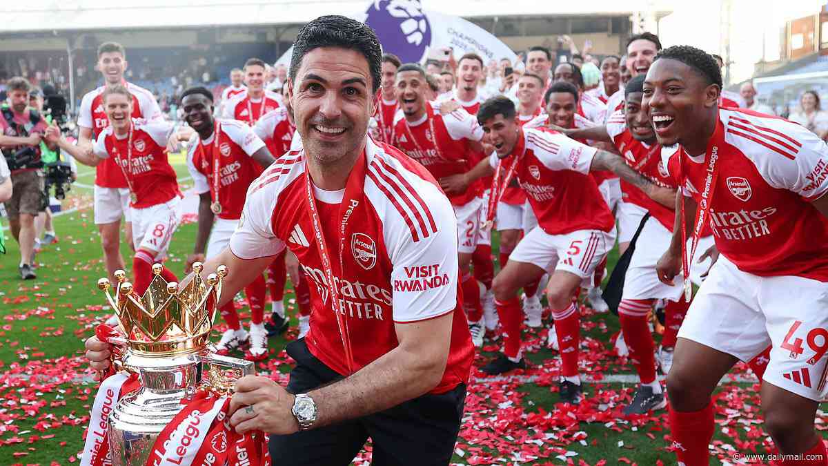 Mikel Arteta rewarded for title triumph with bumper new Arsenal deal that could take him beyond 10 years at club
