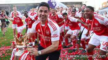 Mikel Arteta rewarded for title triumph with bumper new Arsenal deal that could take him beyond 10 years at club
