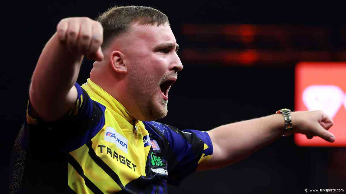 Webster: Littler won't walk away from darts over crowd treatment