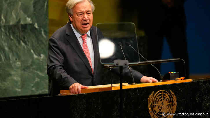 Onu, il segretario Guterres apre l’Assemblea: “In Cisgiordania violenze e sfollamenti, emerge lo spettro della pulizia etnica”