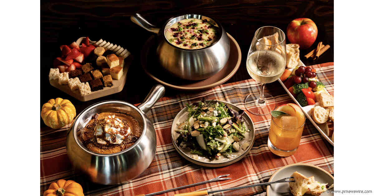 MELTING POT INVITES GUESTS TO "FONDUE INTO FALL" WITH SEASONAL MENU AND THE ULTIMATE FONDUEGIVING FEAST GIVEAWAY