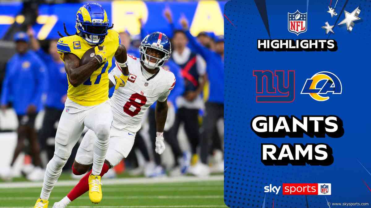 Rams crush Giants as Dart goes down injured