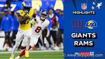 Rams crush Giants as Dart goes down injured