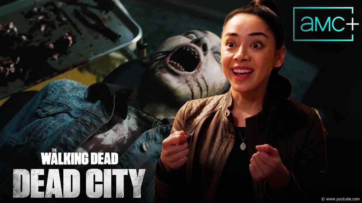 The Walking Dead: Dead City Season 3 | Behind the Scenes | Aimee Garcia's Walker Transformation
