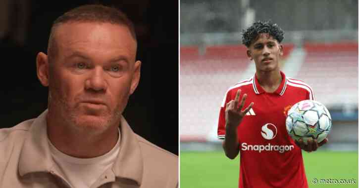 Wayne Rooney reveals what he’s ‘heard’ about JJ Gabriel at Man Utd training ground