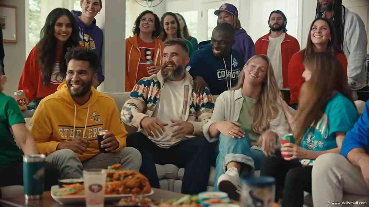 NFL fans turn on Jason and Kylie Kelce after just two weeks of the season over 'annoying' new commercial