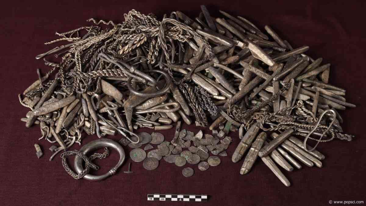 Gardener finds 40 pounds of Viking silver in his backyard