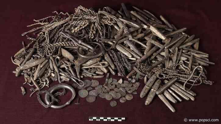 Gardener finds 40 pounds of Viking silver in his backyard