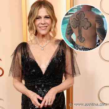 Rita Wilson Unveils Huge Back Tattoo That Matches Son Chet Hanks’ Ink