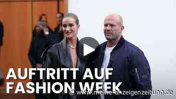 Fashion-Week-Finale: Jason Statham und Rosie Huntington-Whiteley sorgen mit Looks für Aufregung