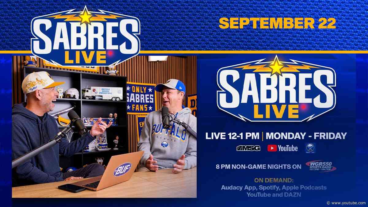 LIVE: Sabres Live | September 22, 2026
