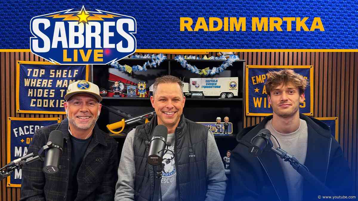 "Be Good in the Back, Be Responsible"|Radim Mrtka On His 2nd Training Camp &Preseason|Buffalo Sabres