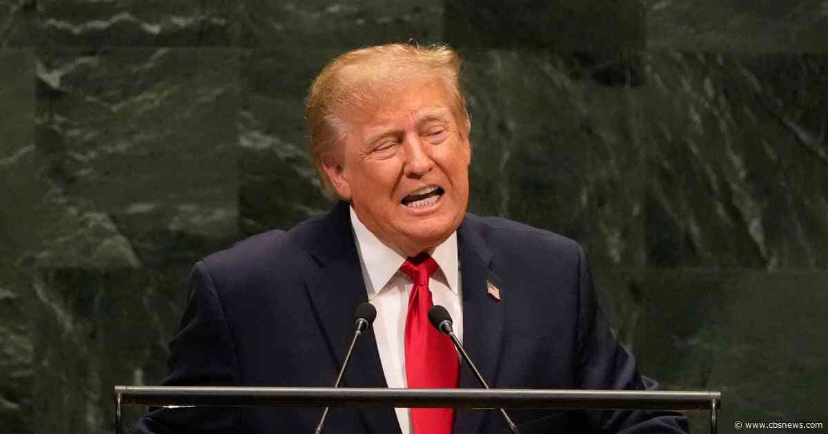 In U.N. speech, Trump threatens to "annihilate" Iran and defends foreign policy