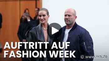 Fashion-Week-Finale: Jason Statham und Rosie Huntington-Whiteley sorgen mit Looks für Aufregung