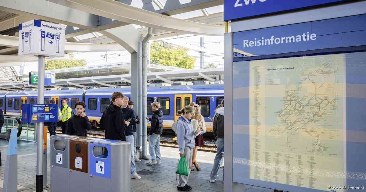 Beperkingen voorbij: treinen rijden weer van en naar Zwolle